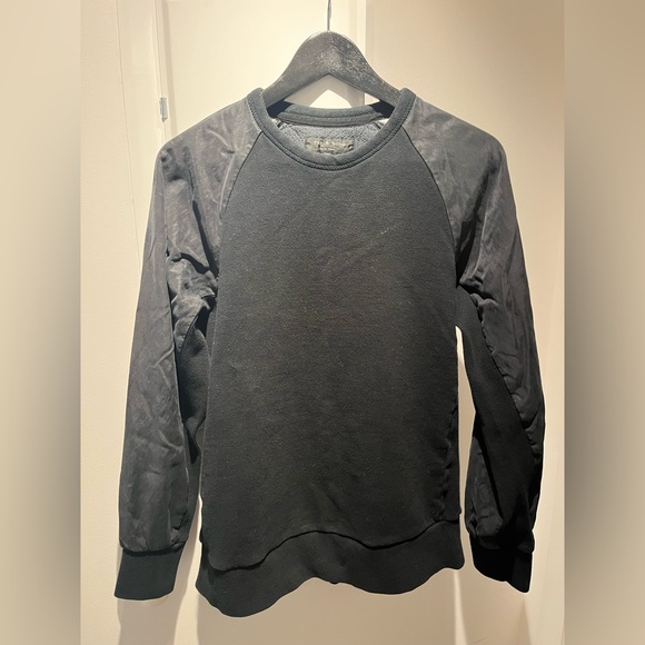 RAG & BONE Black Cotton Sweater - Picture 5 of 6